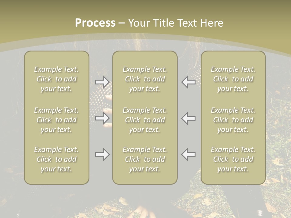 Toon Together Chair PowerPoint Template