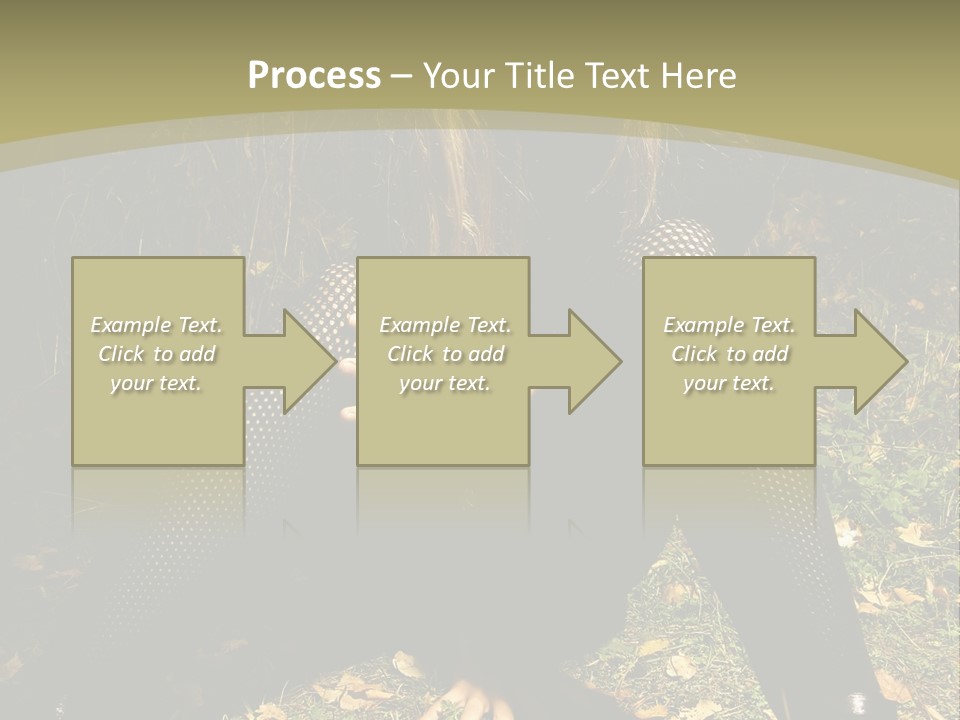 Toon Together Chair PowerPoint Template
