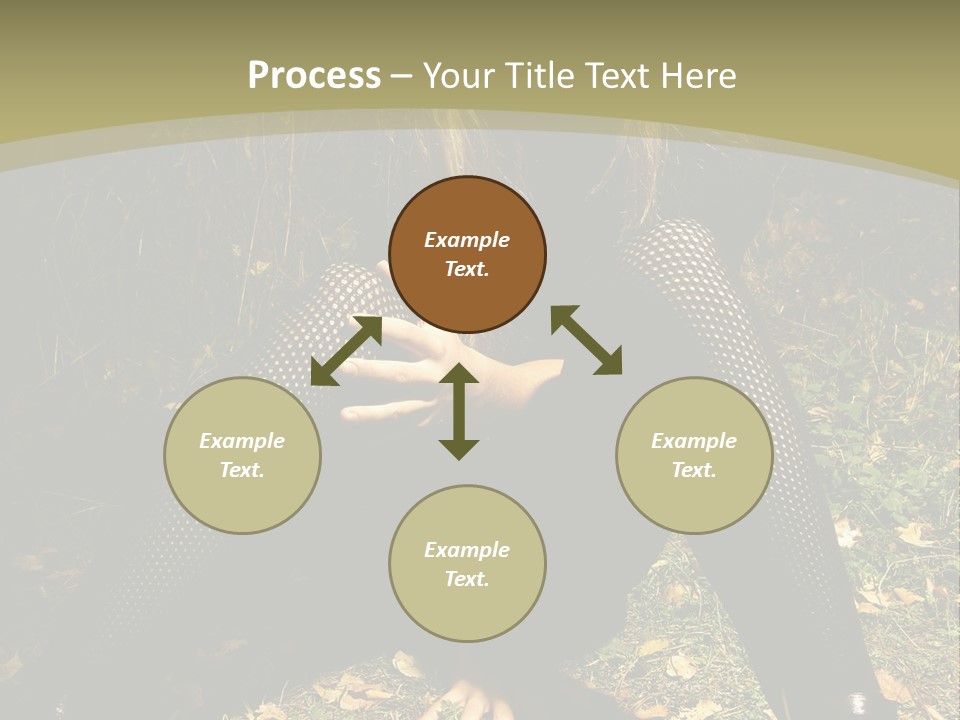 Toon Together Chair PowerPoint Template