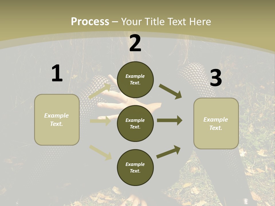 Toon Together Chair PowerPoint Template