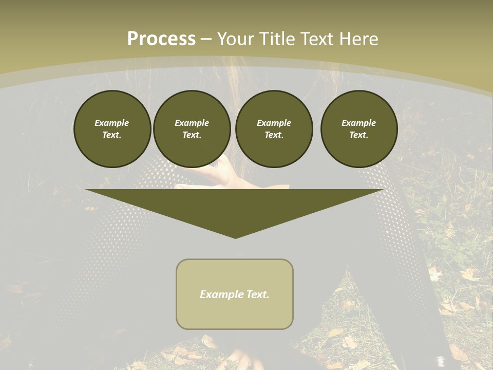 Toon Together Chair PowerPoint Template