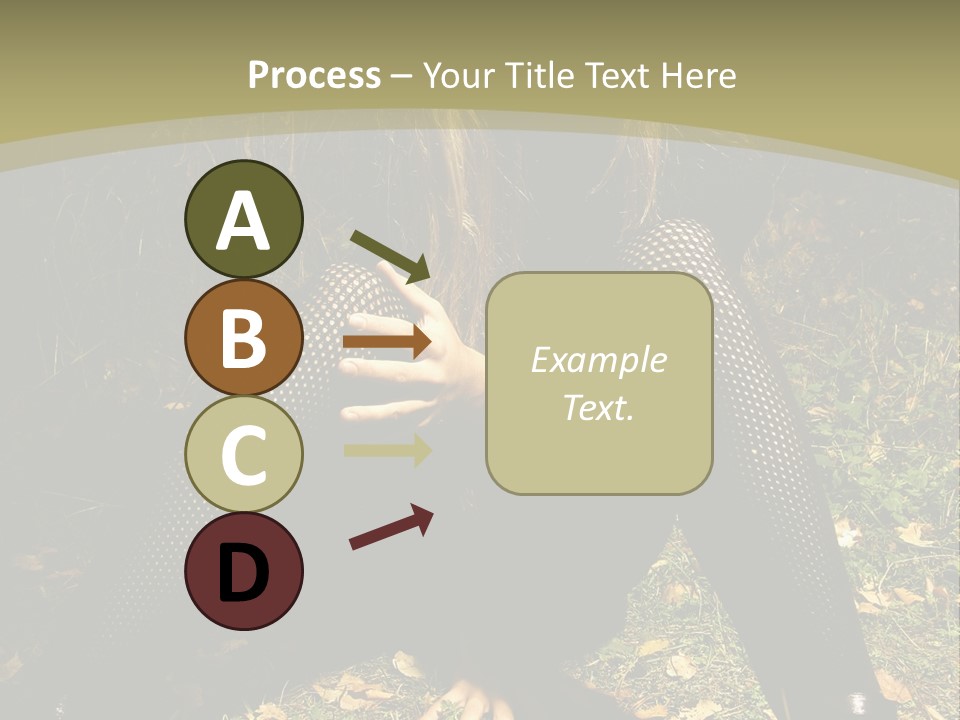 Toon Together Chair PowerPoint Template