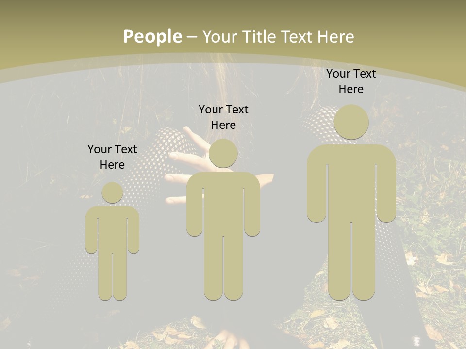 Toon Together Chair PowerPoint Template