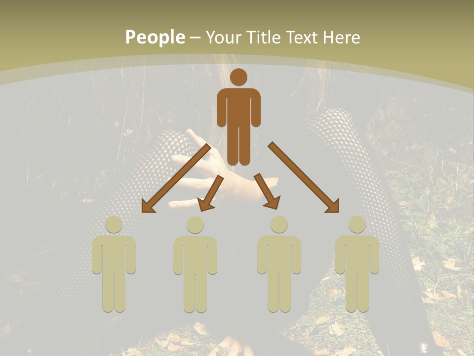 Toon Together Chair PowerPoint Template