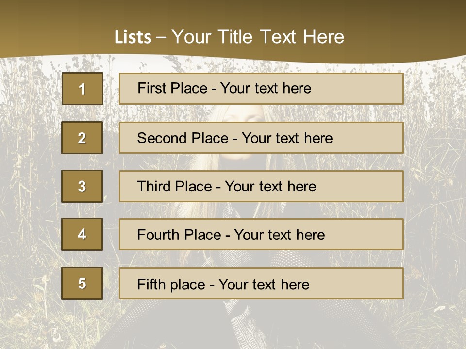 Pretty Glamor Outdoor PowerPoint Template
