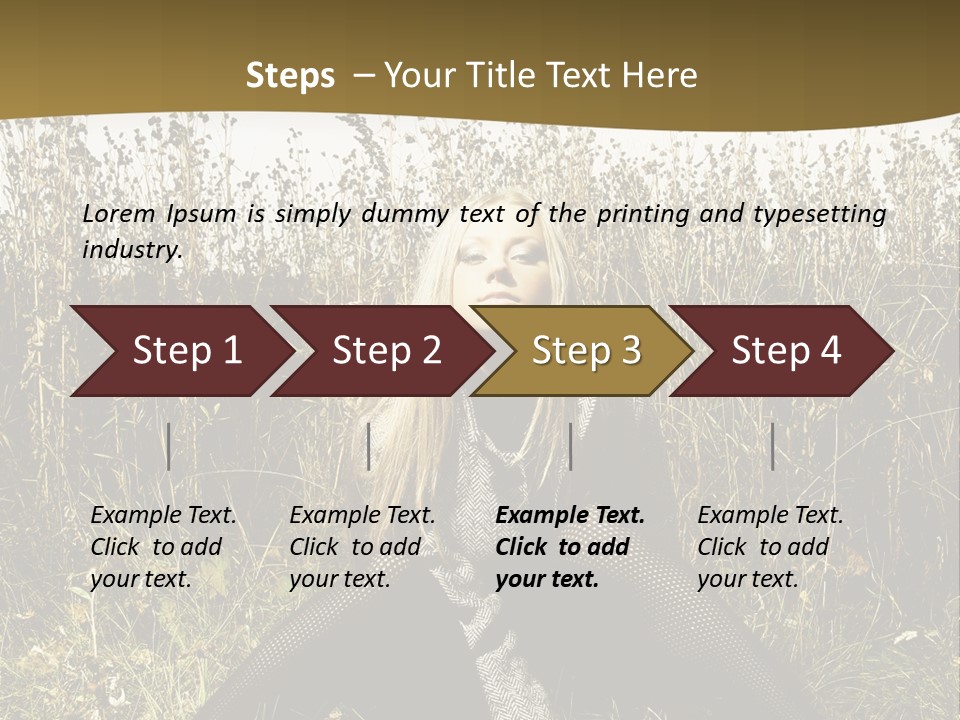 Pretty Glamor Outdoor PowerPoint Template