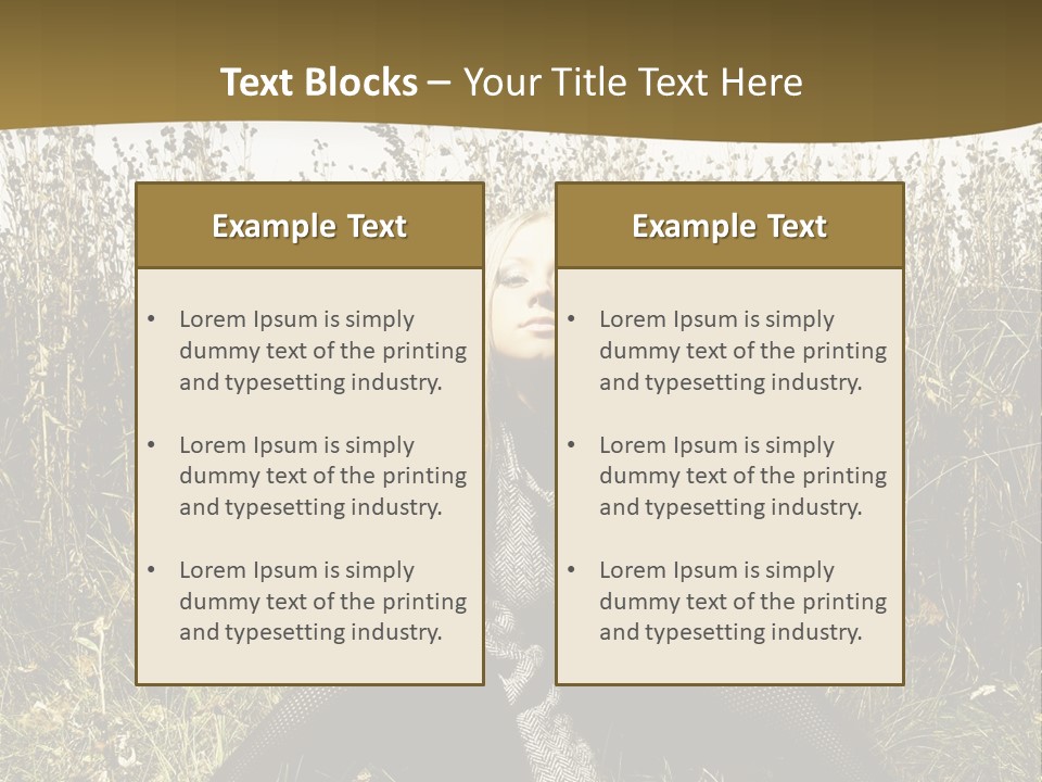 Pretty Glamor Outdoor PowerPoint Template