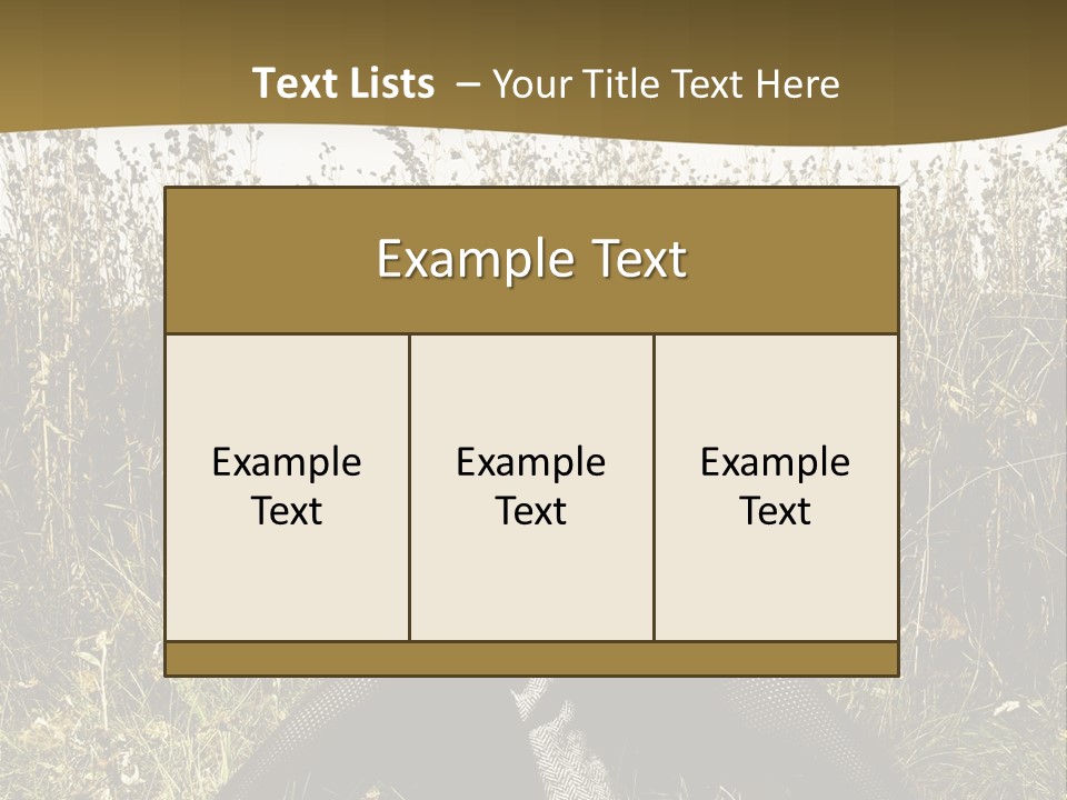 Pretty Glamor Outdoor PowerPoint Template