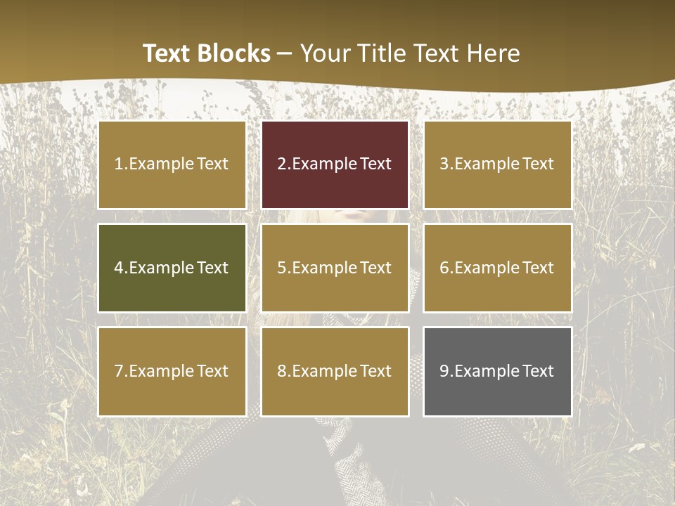 Pretty Glamor Outdoor PowerPoint Template