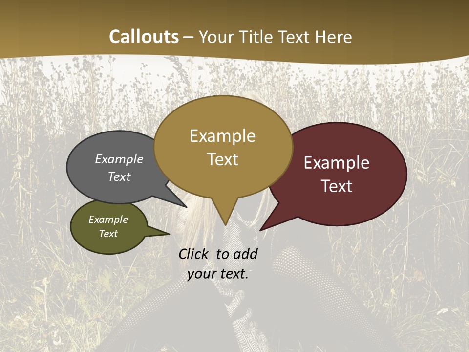 Pretty Glamor Outdoor PowerPoint Template