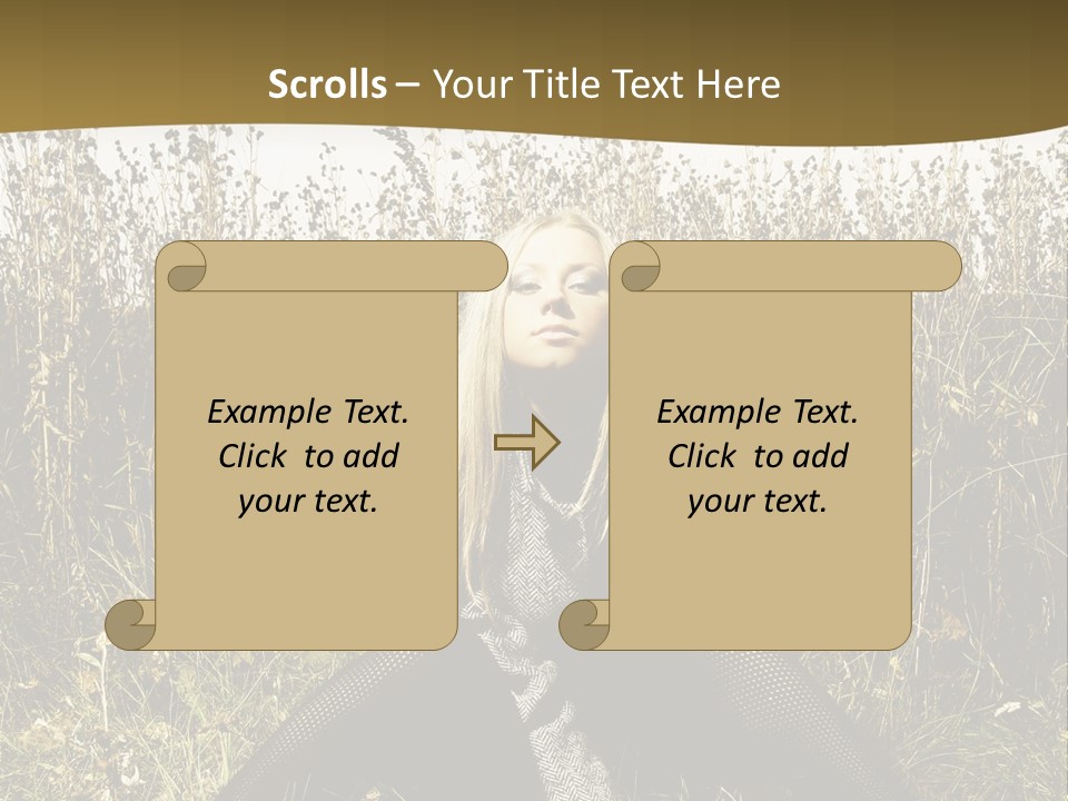 Pretty Glamor Outdoor PowerPoint Template