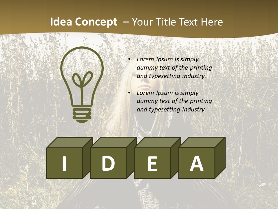 Pretty Glamor Outdoor PowerPoint Template