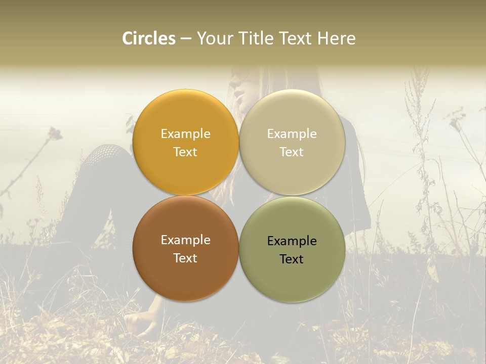 Beauty Pose Y PowerPoint Template