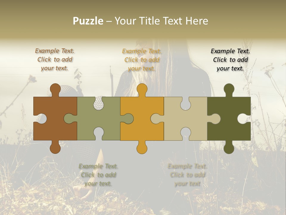 Beauty Pose Y PowerPoint Template