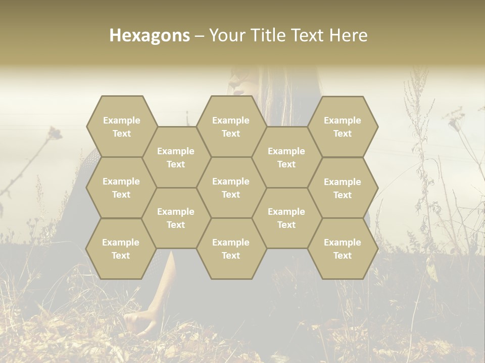 Beauty Pose Y PowerPoint Template