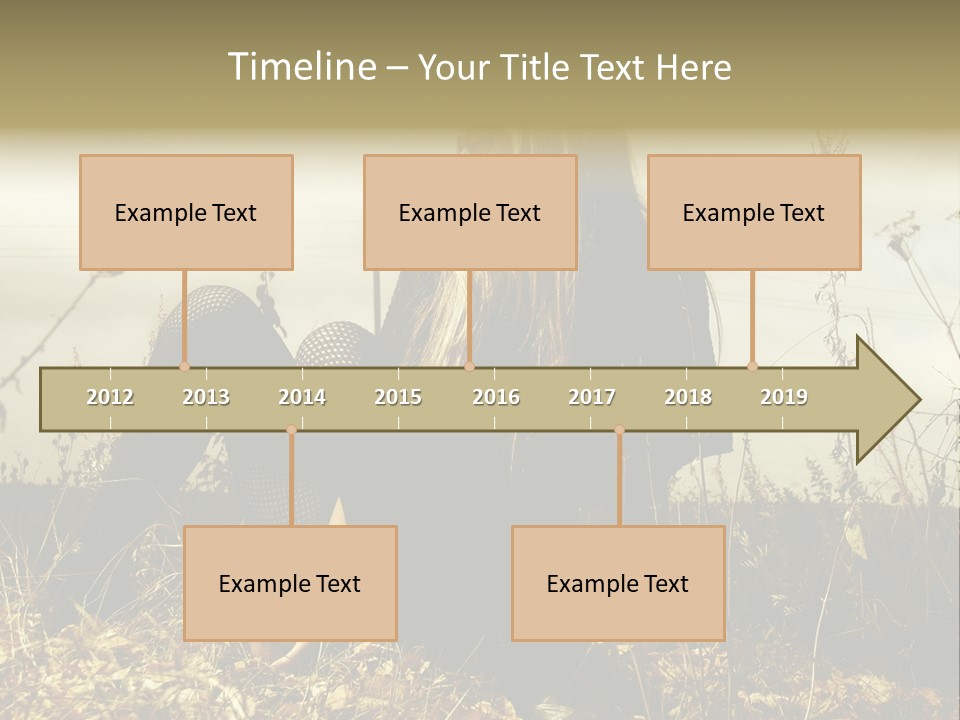Beauty Pose Y PowerPoint Template