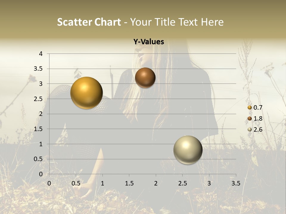 Beauty Pose Y PowerPoint Template