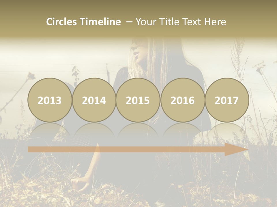 Beauty Pose Y PowerPoint Template