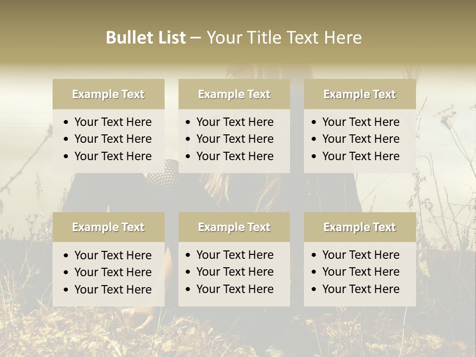 Beauty Pose Y PowerPoint Template