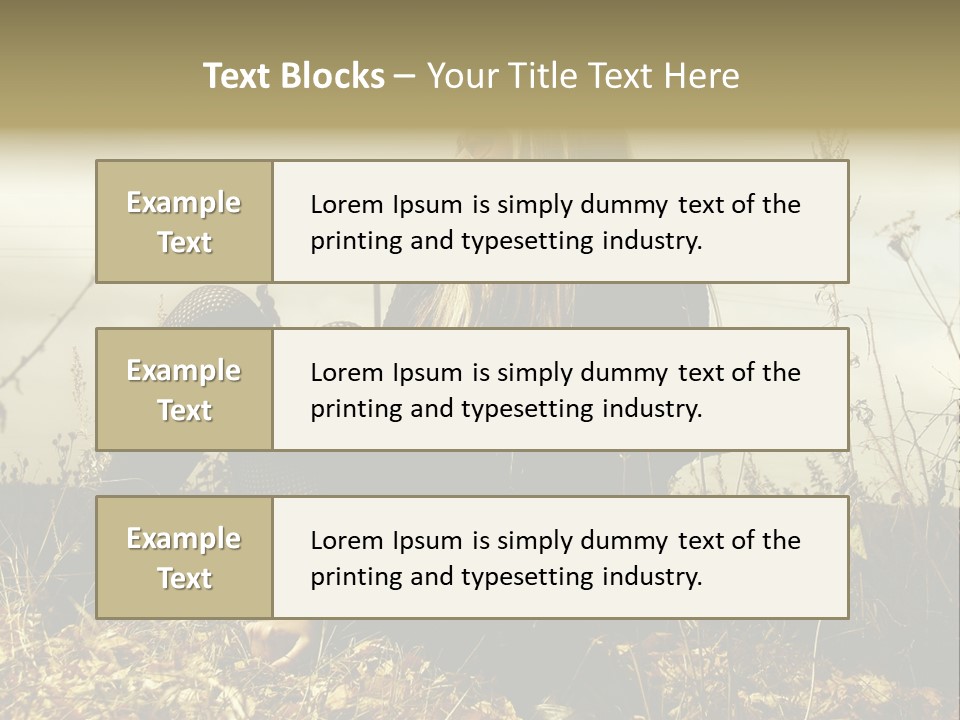 Beauty Pose Y PowerPoint Template