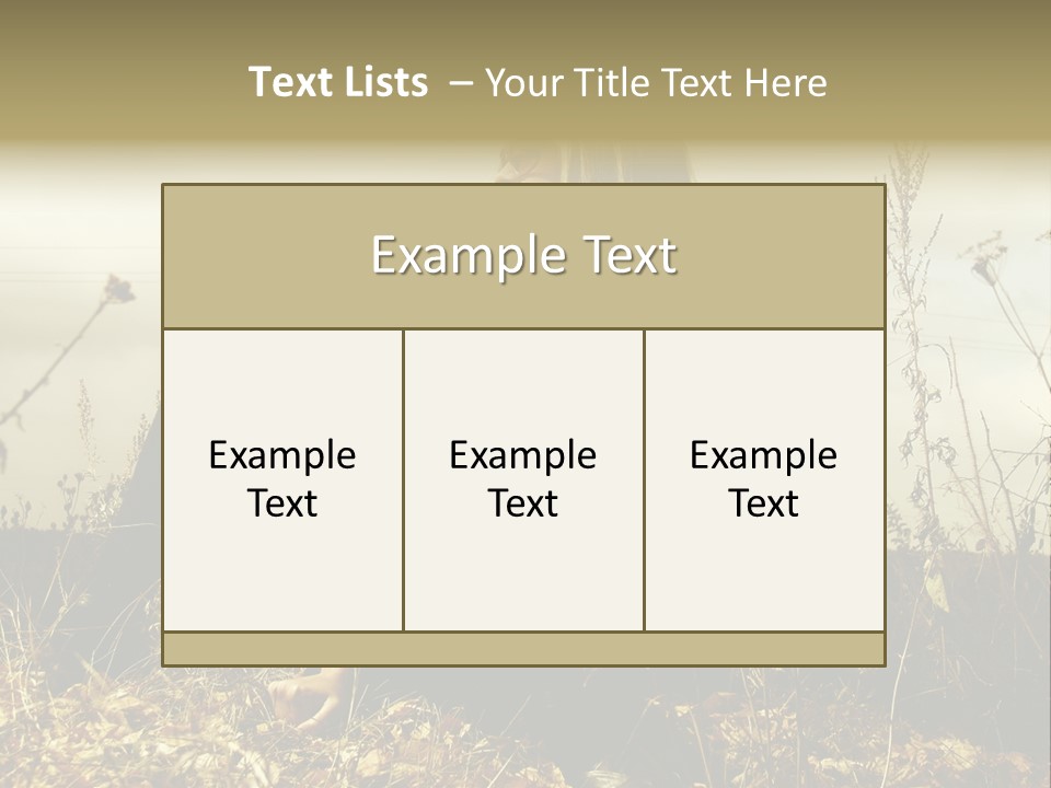 Beauty Pose Y PowerPoint Template