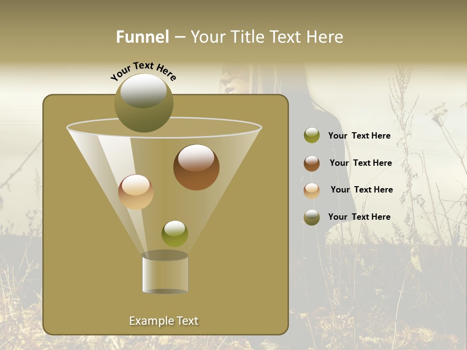 Beauty Pose Y PowerPoint Template