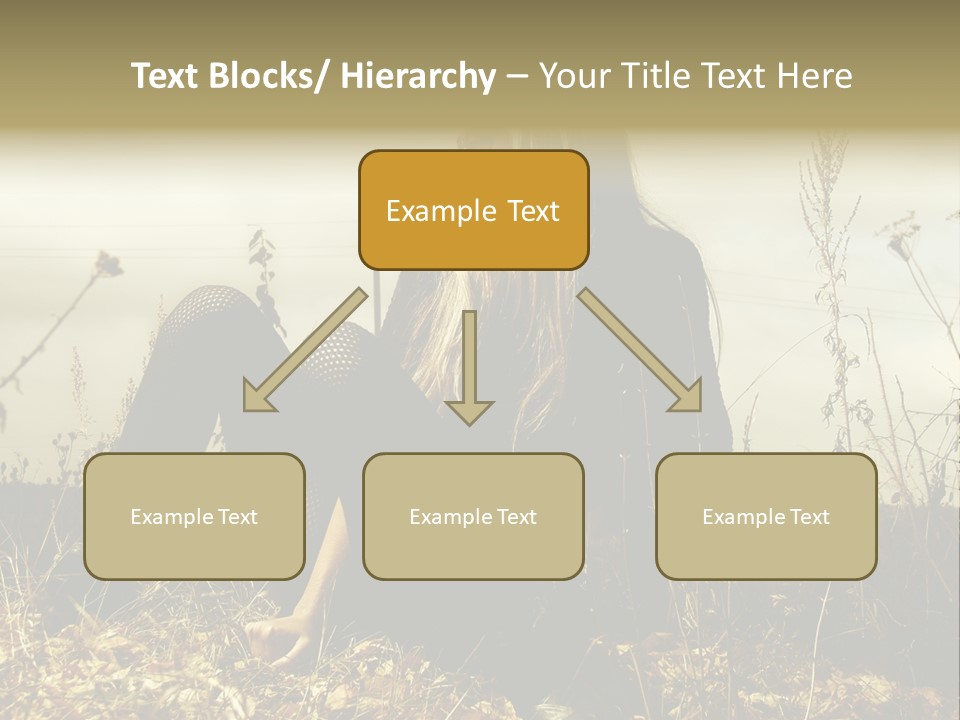 Beauty Pose Y PowerPoint Template