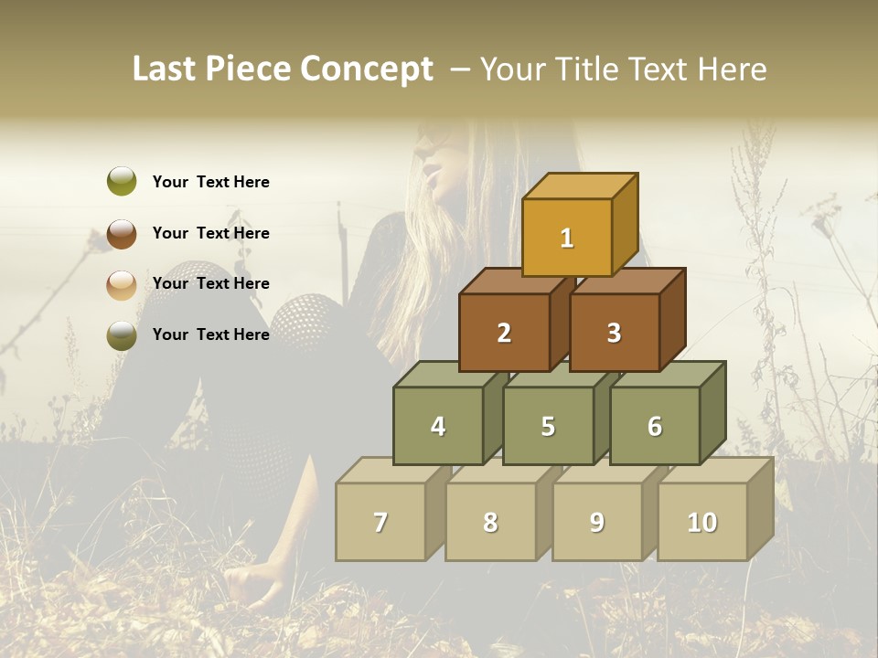 Beauty Pose Y PowerPoint Template