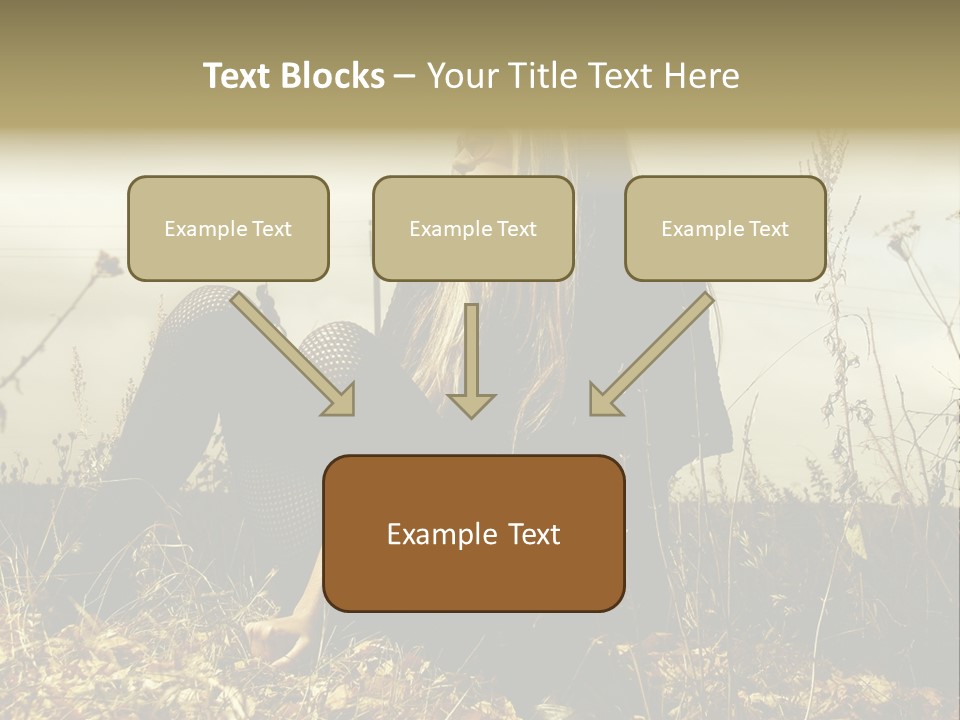 Beauty Pose Y PowerPoint Template