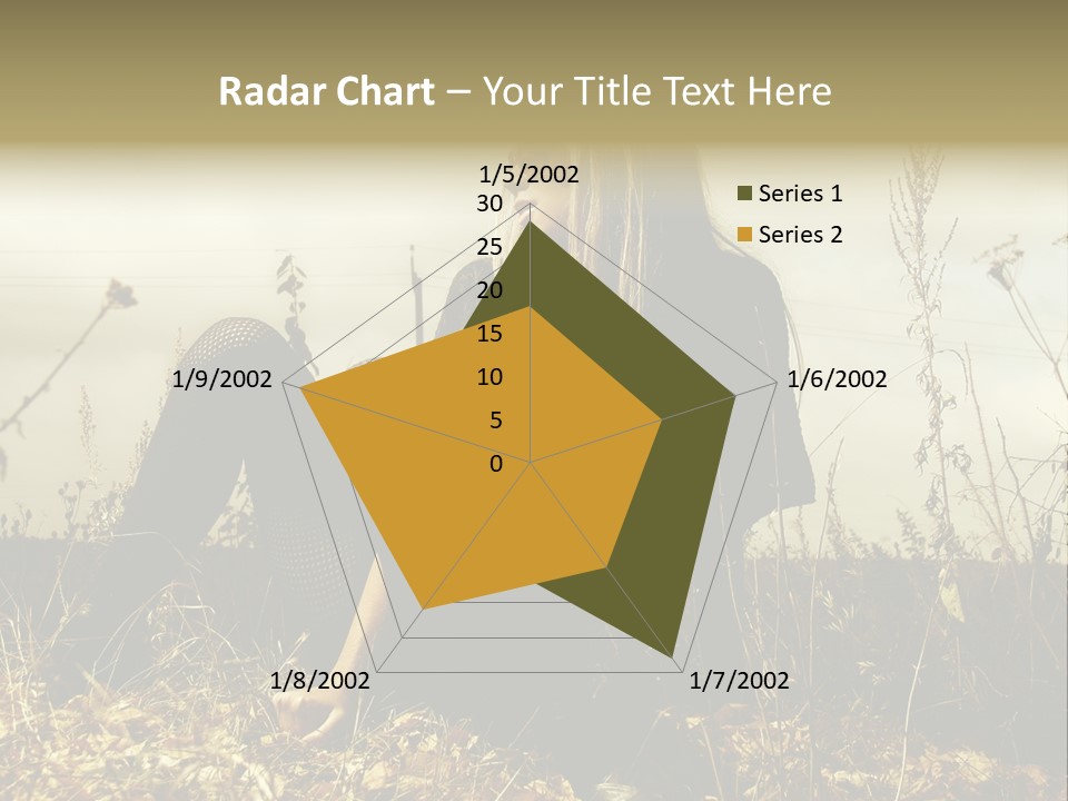 Beauty Pose Y PowerPoint Template