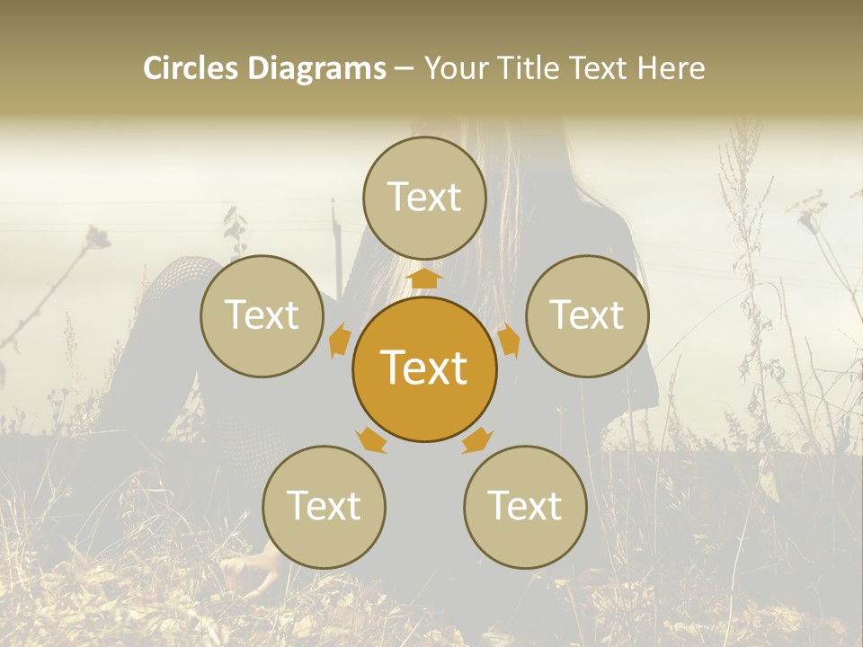 Beauty Pose Y PowerPoint Template