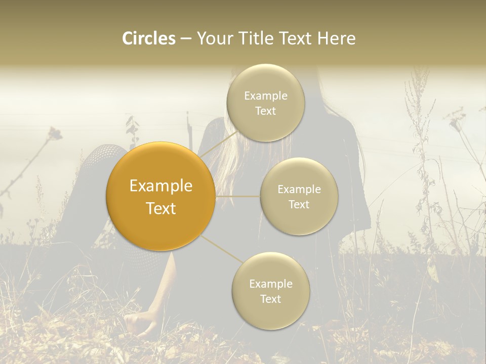 Beauty Pose Y PowerPoint Template