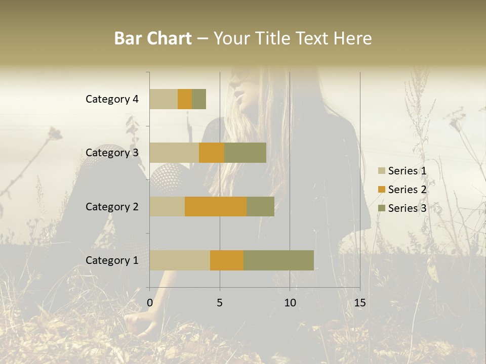 Beauty Pose Y PowerPoint Template