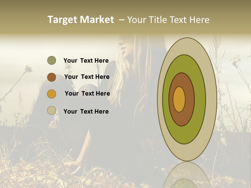 Beauty Pose Y PowerPoint Template