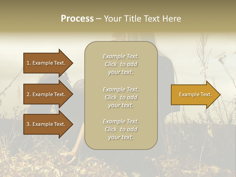 Beauty Pose Y PowerPoint Template