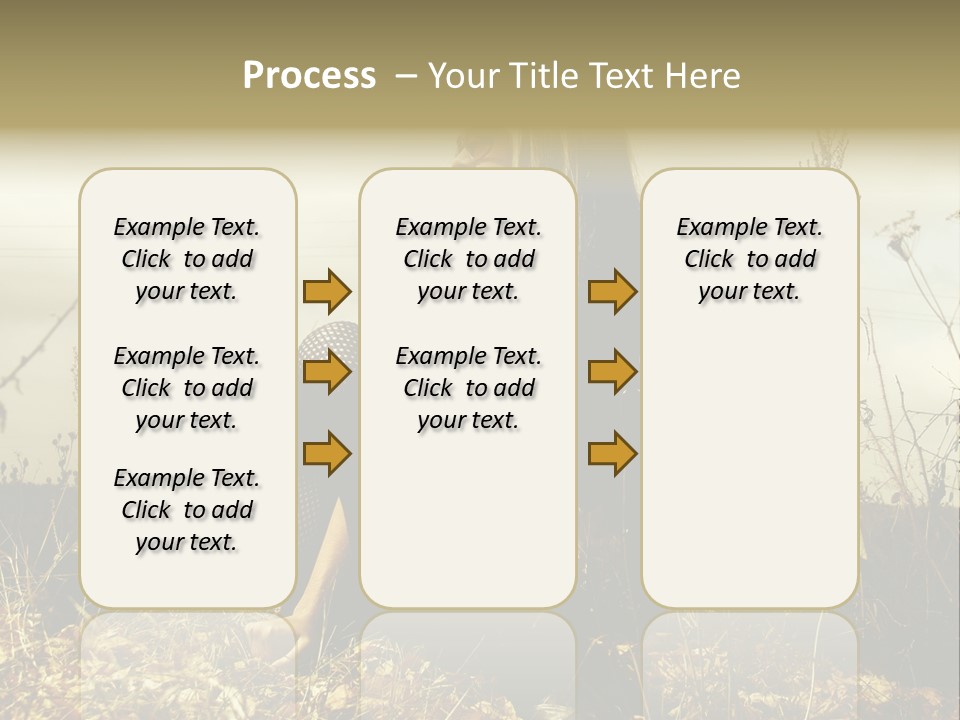Beauty Pose Y PowerPoint Template