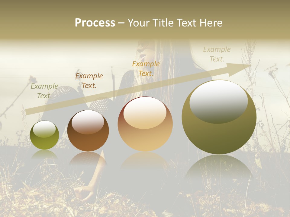 Beauty Pose Y PowerPoint Template