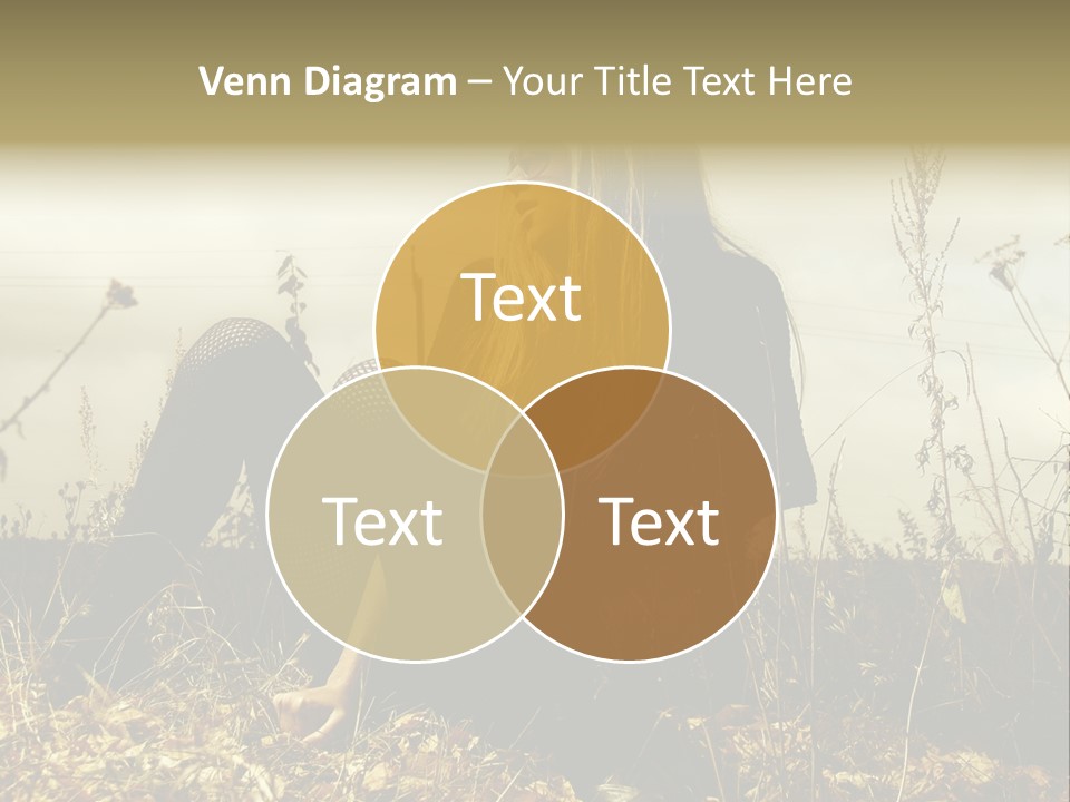 Beauty Pose Y PowerPoint Template