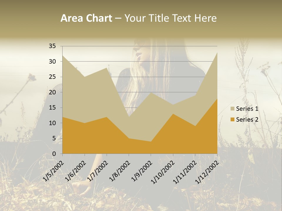 Beauty Pose Y PowerPoint Template