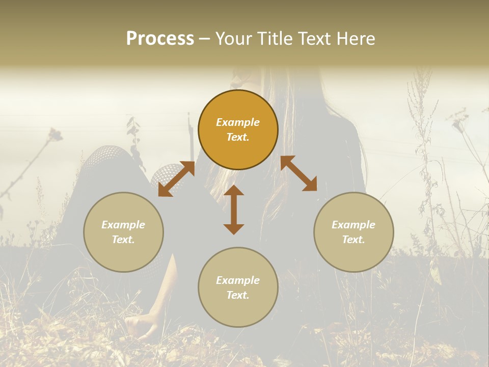 Beauty Pose Y PowerPoint Template