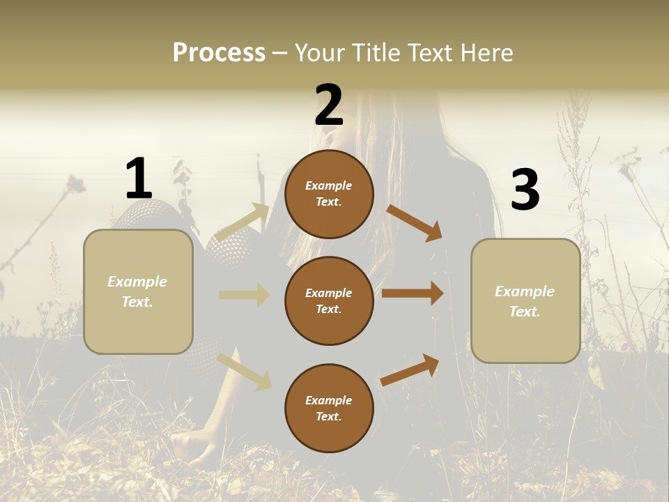 Beauty Pose Y PowerPoint Template