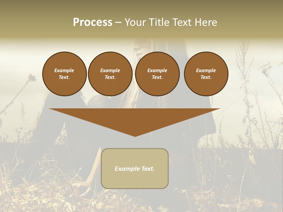 Beauty Pose Y PowerPoint Template