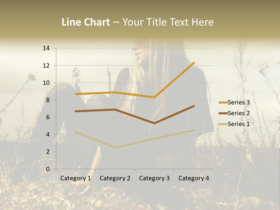 Beauty Pose Y PowerPoint Template