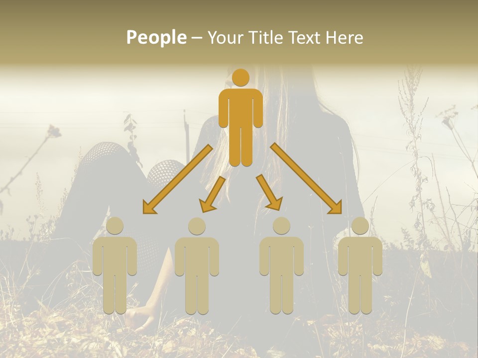 Beauty Pose Y PowerPoint Template