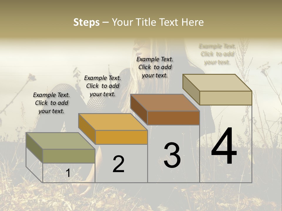 Beauty Pose Y PowerPoint Template