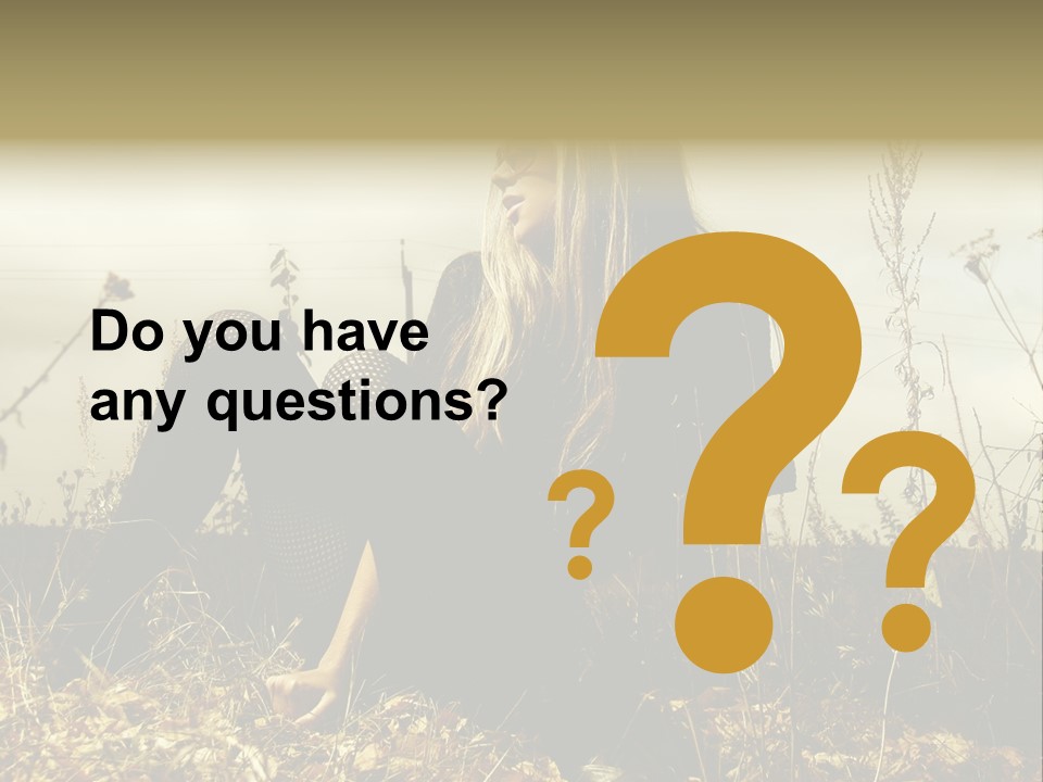 Beauty Pose Y PowerPoint Template