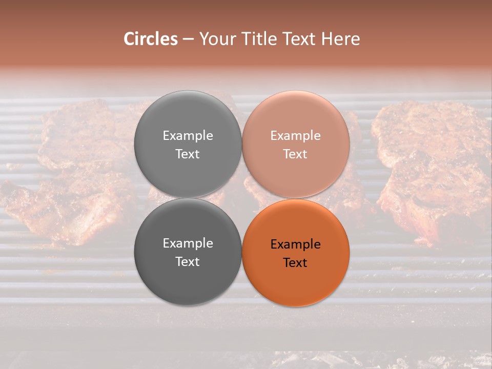 Steak Spices Gas PowerPoint Template