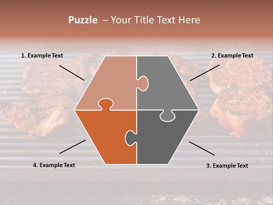 Steak Spices Gas PowerPoint Template