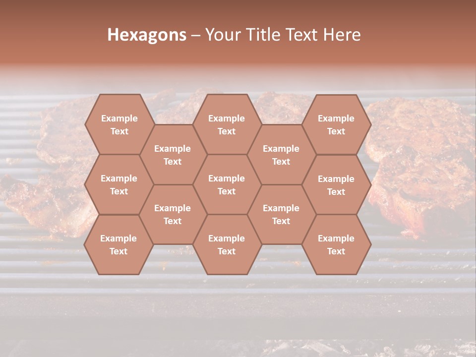 Steak Spices Gas PowerPoint Template