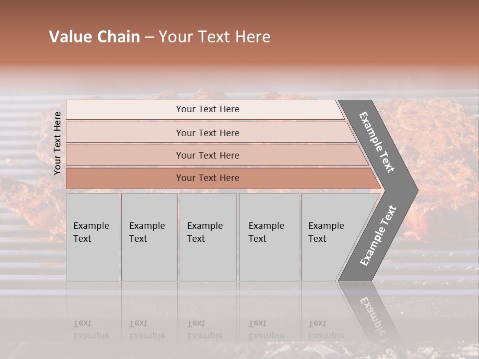 Steak Spices Gas PowerPoint Template
